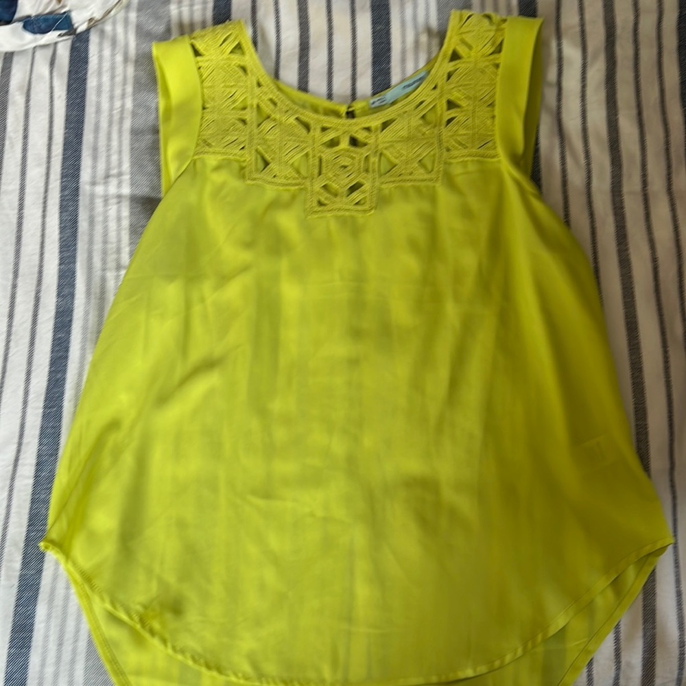 Yellow blouse